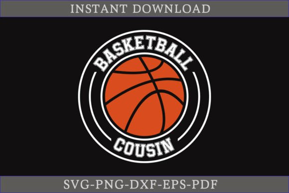 Basketball Cousin SVG Cut File Review for Embroidery