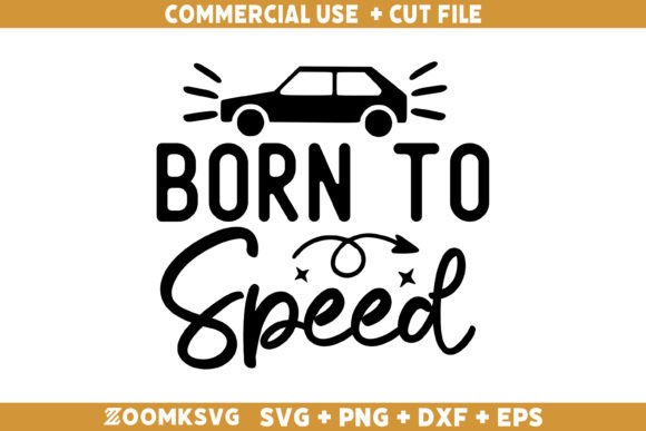 Born to Speed SVG