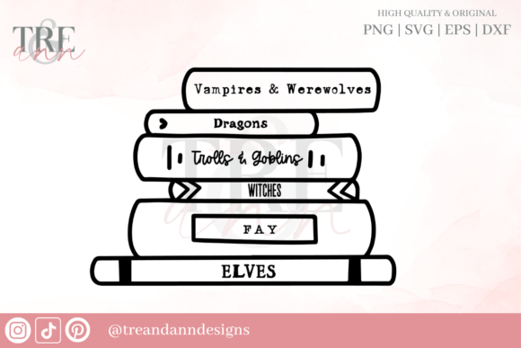 Fantasy Characters Books Svg Review for Embroidery