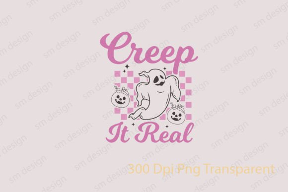 Halloween Ghost Retro SVG Creep It Real