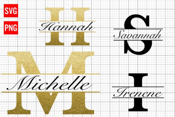 Mono Grame Gold Frame SVG PNG – A Designer's Review
