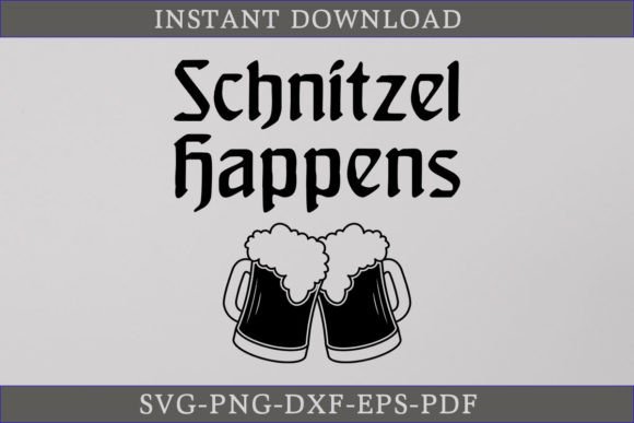 Schnitzel Happens Oktoberfest SVG Shirt