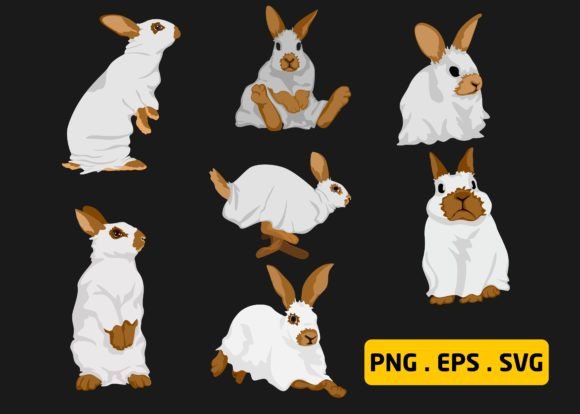 Сute Ghost Rabbit SVG: Halloween Embroidery Design
